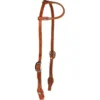 Nrs Tack Natural 5/8 Inch Box Loop Single Ear Headstall