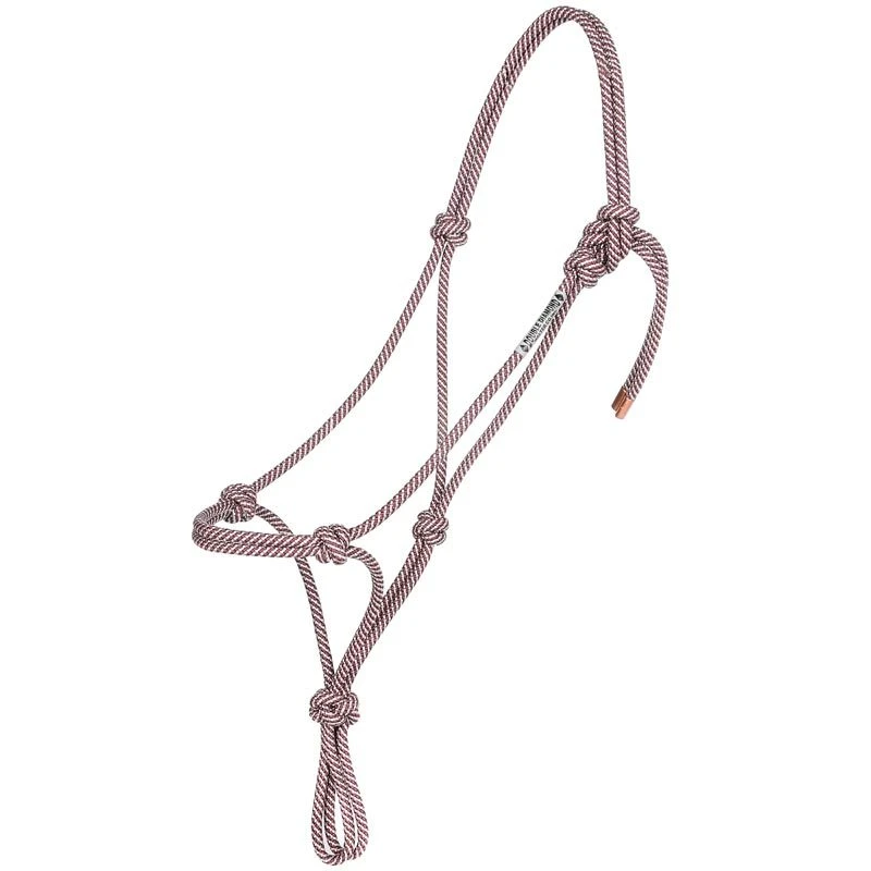 Double Diamond Halters Spiral Pattern Yearling Halter