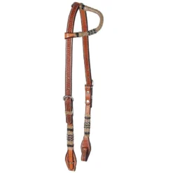NRS Tack Rawhide Quick Change Single Ear Headstall