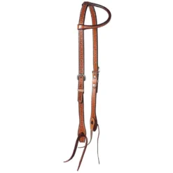 NRS Running W Tooled Single Ear Headstall