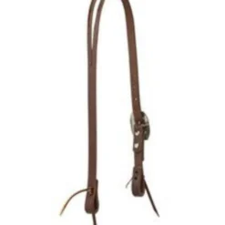 Weaver Leather Weaver Slit Ear Headstall W/Southwest Rope Edge Buckle