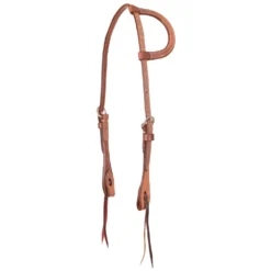 Martin Saddlery Natural Roughout Slip Ear Headstall