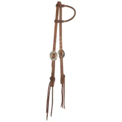 Nrs Tack TLC Series Rattlesnake Oiled Slide Ear Headstall