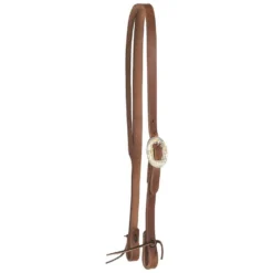 Nrs Tack TLC Series Split Ear Oiled With Floral Cart Buckle Headstall