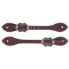 Weaver Leather Oiled Canyon Rose Straight Spur Straps