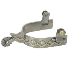 Weaver Leather Mens ZigZag Dmnd W/German Silver Trim