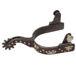 Weaver Leather Ladies Floral Spur W/Copper Dots