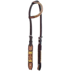 Rafter T Ranch Company Painted Sunflower Single Ear Headstall