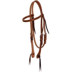 Cowboy Tack 5/8in. Twisted And Tied Browband Headstall