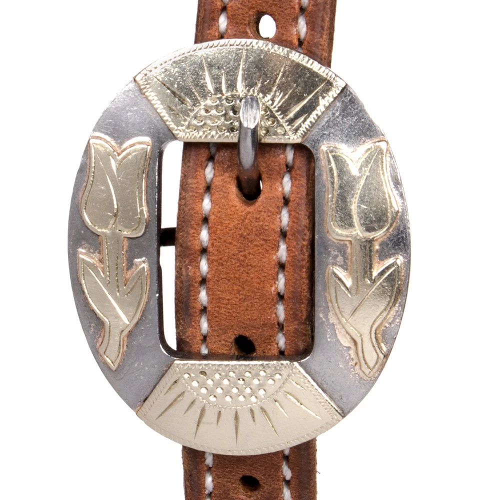 Nrs Tack TLC Series Lightly Oiled Browband Headstall With Tulip Cart Buckles - Image 2